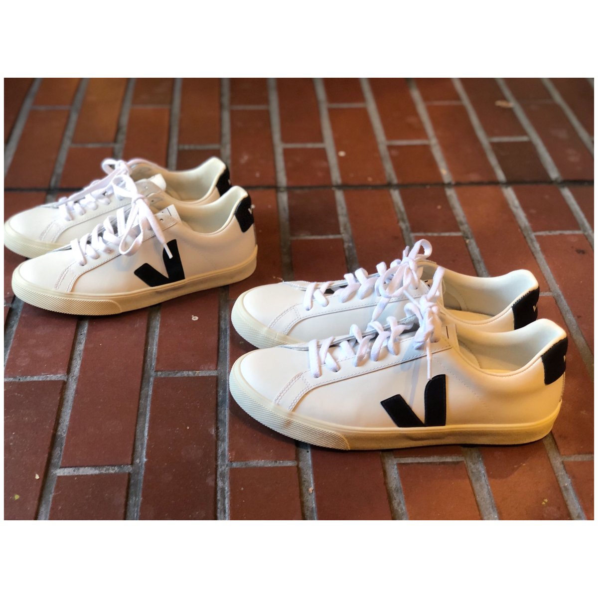 【関税込み】VEJA ホワイト&ブラック Esplar レザースニーカー VEJA ヴェジャ ESPLAR レザースニーカー EXTRA-WHITE BLACK