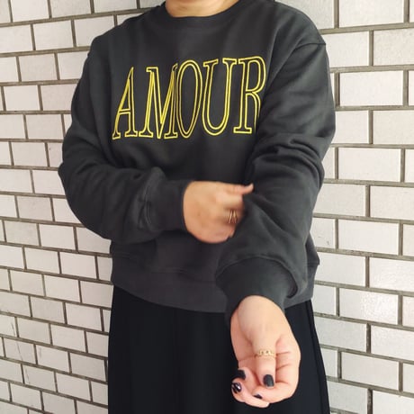 SUNCOO PARIS サンクーパリ ロゴスウェット