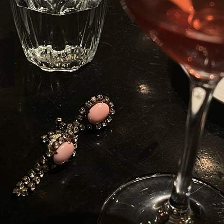 HUE ヒュー Comet pierced earrings【Pink】