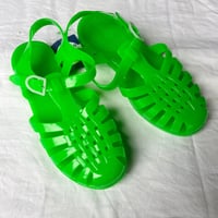 MÉDUSE　メデュース  ラバーグルカサンダル VERT FLUO 蛍光グリーン