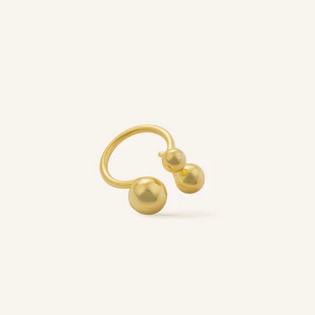 Feeka フィーカ　bague Mini Maude  デザインリング　＜ゴールド・シルバー＞