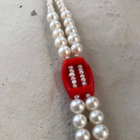 HUE ヒュー Vintage watch beads & pearls bracelet