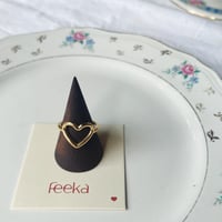 Feeka フィーカ　Bague Lovely　オープンハートリング