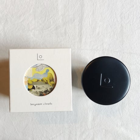 LO ロー ヴィーガンフレグランスキャンドル bergamot clouds (ベルガモット クラウズ)