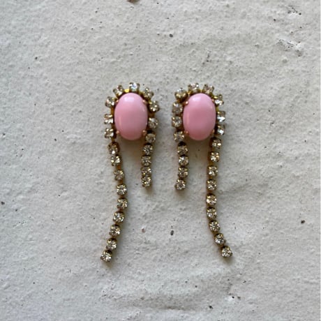 HUE ヒュー Comet pierced earrings【Pink】