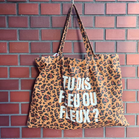 Fleux Paris  トートバッグ　レオパード柄