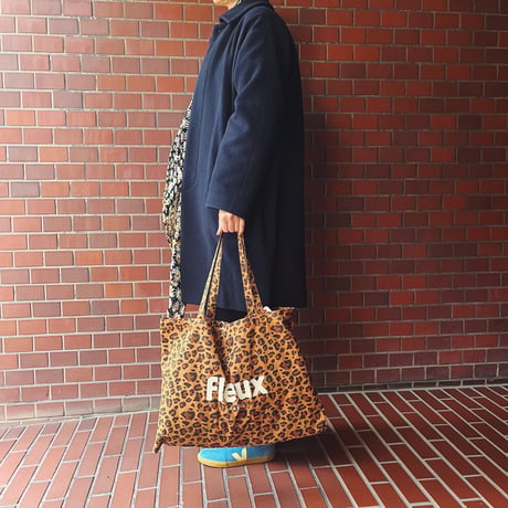 Fleux Paris  トートバッグ　レオパード柄