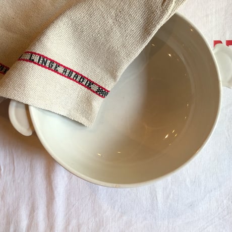 France ヴィンテージ レッドローズ　スーピエール 25cm