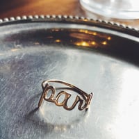 Nouvel Amour ヌーベルアムール  ロゴ リング（paris）