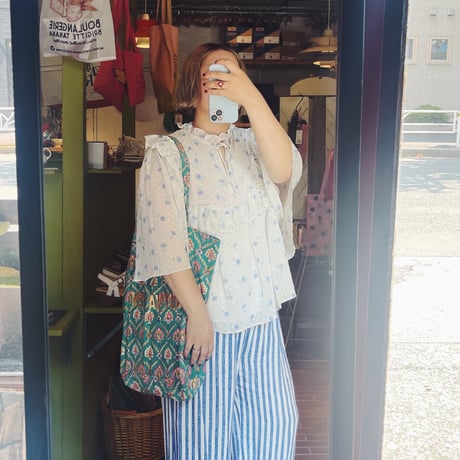 Jamini PARIS ジャミニ パリ フランス語ロゴコットンバッグ