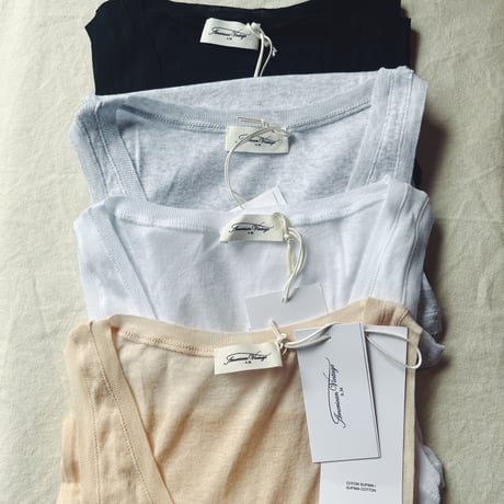 American Vintage アメリカンヴィンテージ MAS00  スピマコットンタンクトップ  sizeS