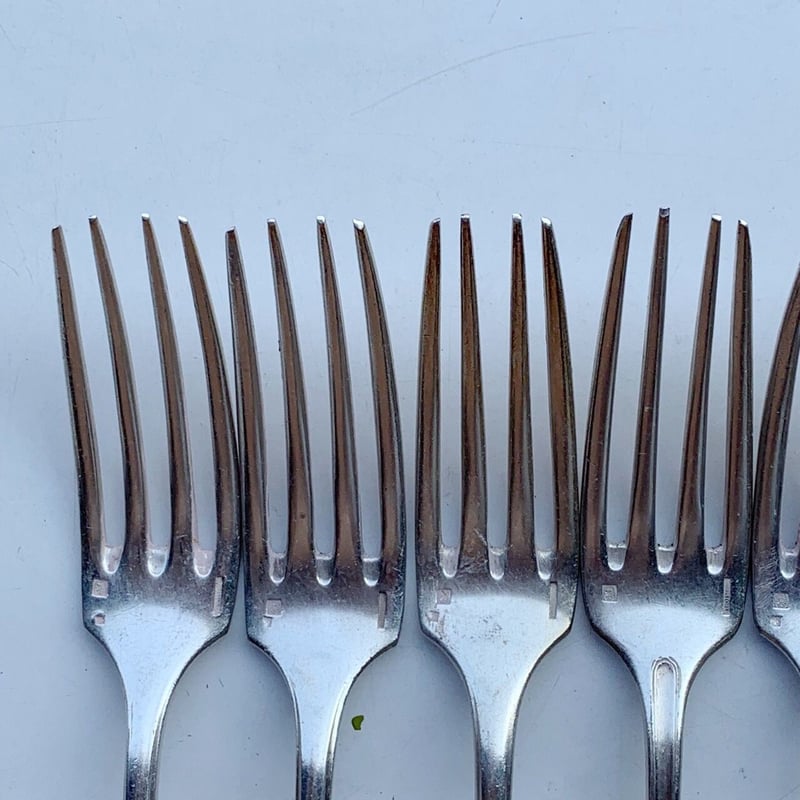 ヴィンテージ クリストフル フォークバングル シルバー