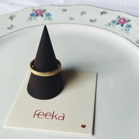 Feeka フィーカ　Bague Suki　ゴールドリング