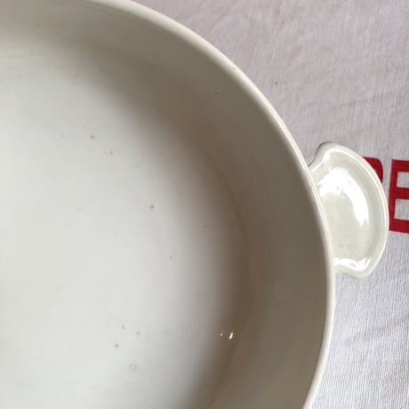France ヴィンテージ レッドローズ　スーピエール 23cm