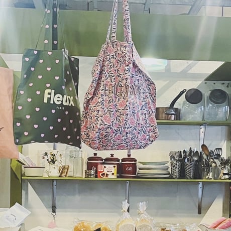 Fleux Paris  トートバッグ  ハート柄