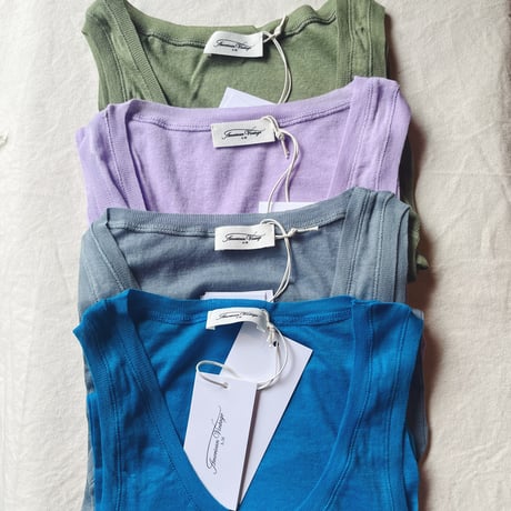 American Vintage アメリカンヴィンテージ MAS00  スピマコットンタンクトップ  sizeS