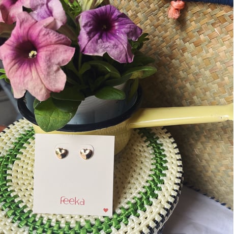 Feeka フィーカ　Boucles d'oreilles Lily  ハートピアス