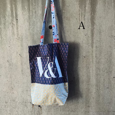 V&A ヴイクトリア＆アルバートミュージアム パッチワークエコバッグ