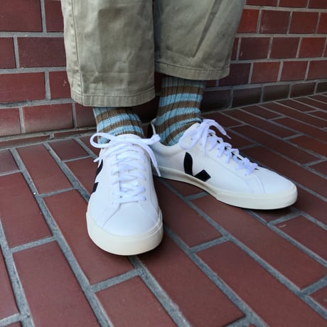 VEJA ヴェジャ  ESPLAR  レザースニーカー   EXTRA-WHITE BLACK (MENS)