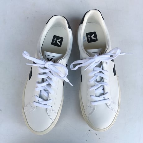 VEJA ヴェジャ  ESPLAR  レザースニーカー   EXTRA-WHITE BLACK (MENS)