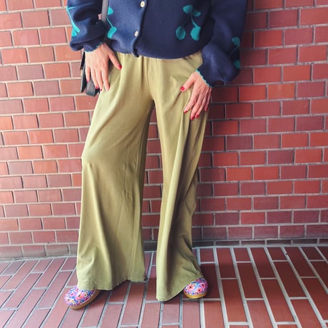American Vintage アメリカンヴィンテージ PYM05 ジャージイージーワイドパンツ