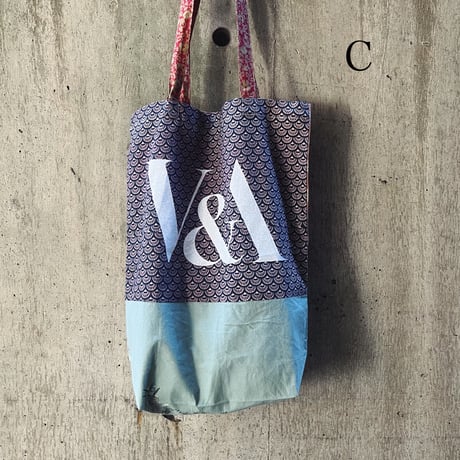 V&A ヴイクトリア＆アルバートミュージアム パッチワークエコバッグ