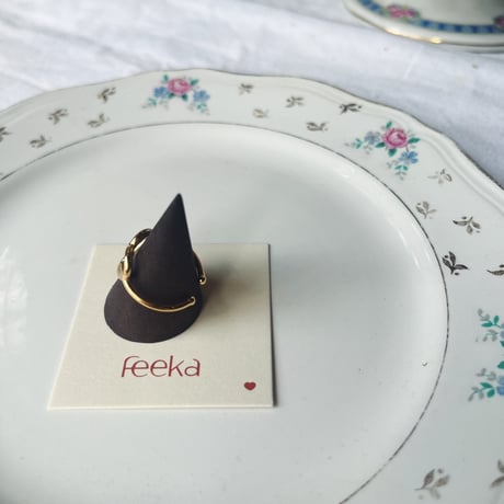 Feeka フィーカ　Bague Lovely　オープンハートリング