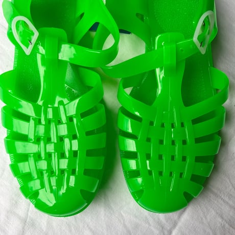 MÉDUSE　メデュース  ラバーグルカサンダル VERT FLUO 蛍光グリーン