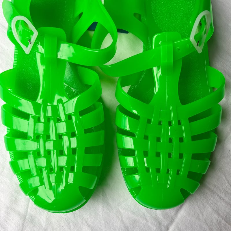 MÉDUSE メデュース ラバーグルカサンダル VERT FLUO 蛍光グリーン | Havane