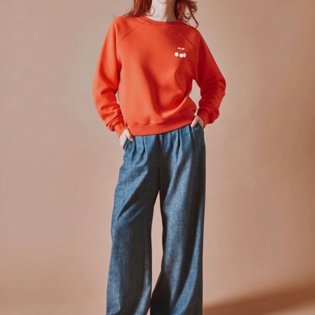 EMILE ET IDA エミールエイダ   オーガニックコットンロゴスウェット（3colors）