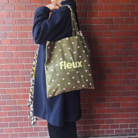 Fleux Paris  トートバッグ  ハート柄