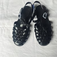 MÉDUSE　メデュース  ラバーグルカサンダル NOIR ブラック