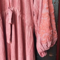 RUE.MAZARINE リュ・マザリーヌ バルーンスリーブ刺繍ワンピース