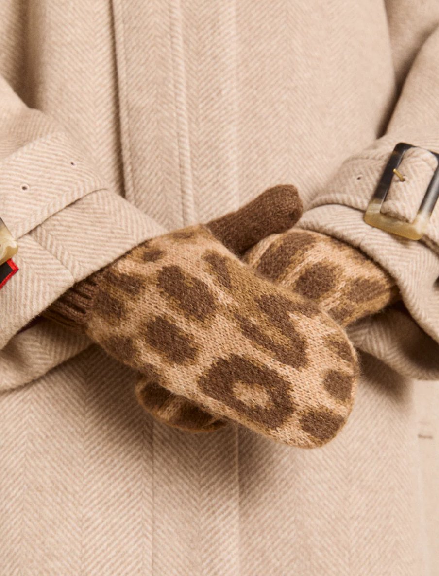 DAMSON MADDER ダムソン マダー レオパード柄ミトン | Havane