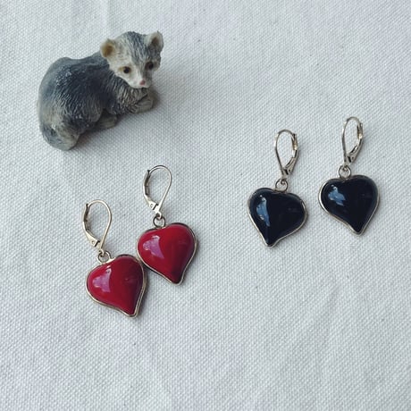 Elodie Pavie　エロディ・パヴィ　ハートピアス  （L)