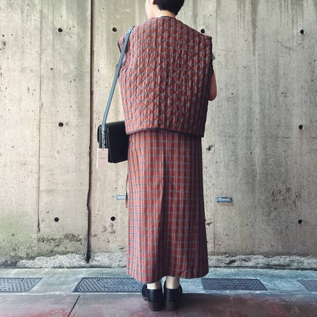 soeur  スール　CONSTANCE チェック柄巻きスカート