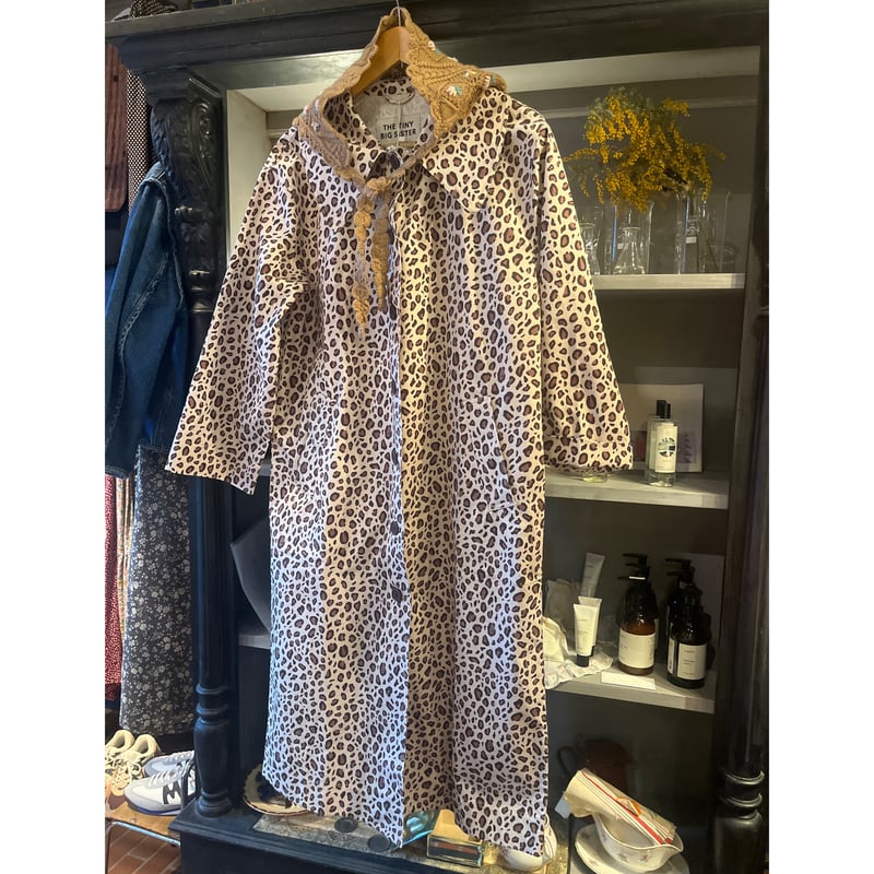 vintage レオパードコート ASAGI購入 itimi THE TINY BIG SISTER レオパード柄ロングコート | Havane