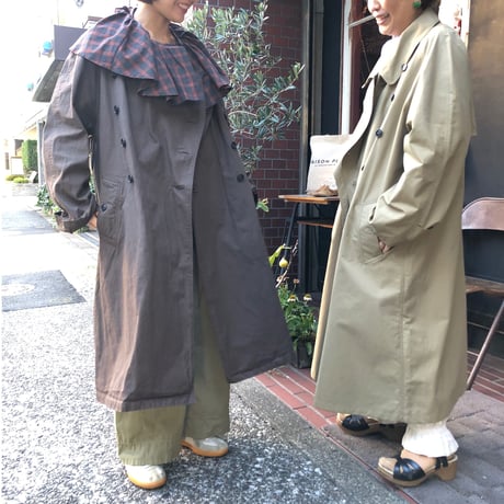 H T S  ハロータウンストアーズ　ヘビーウエイトコットンダブルオーバーコート