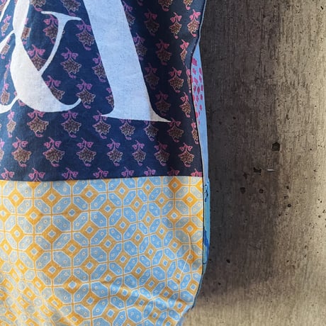 V&A ヴイクトリア＆アルバートミュージアム パッチワークエコバッグ