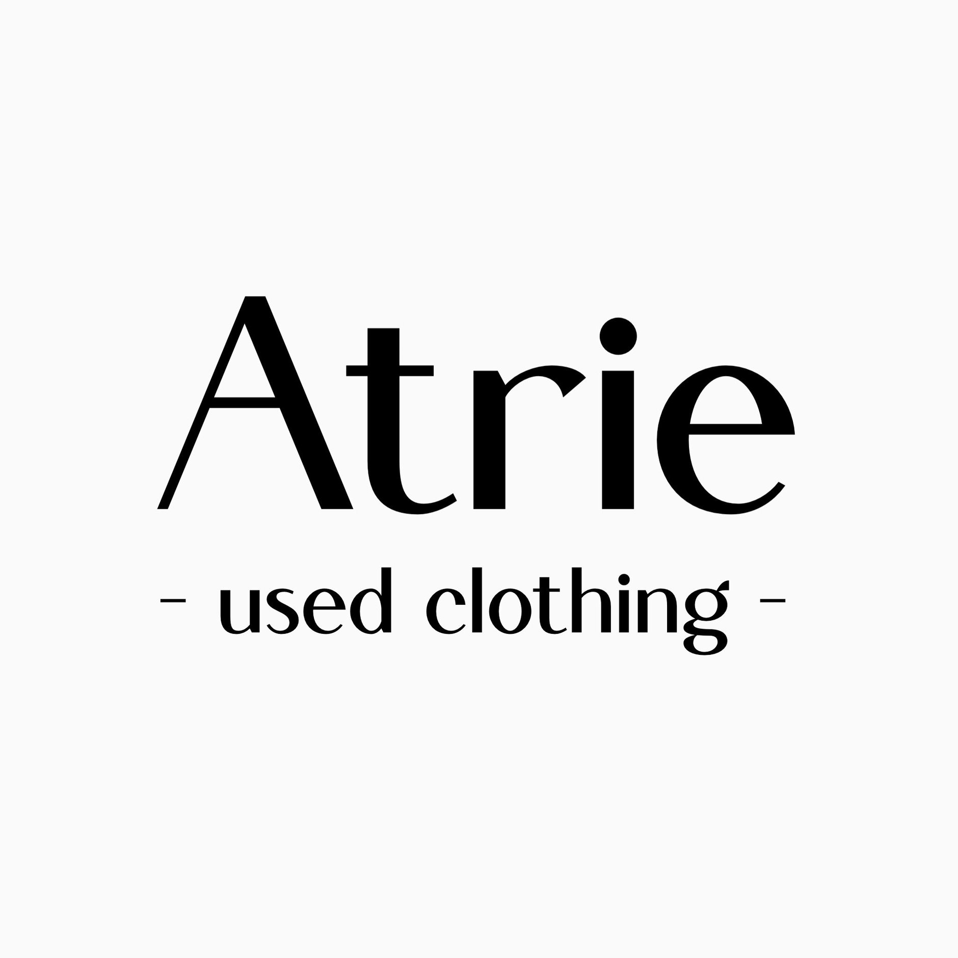 Atrie -used clothing-