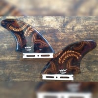 FCS トライフィン Mサイズ バティックフィン ハイビスカス | WJ WARES