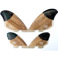 FCS トライフィン Mサイズ バティックフィン ハイビスカス | WJ