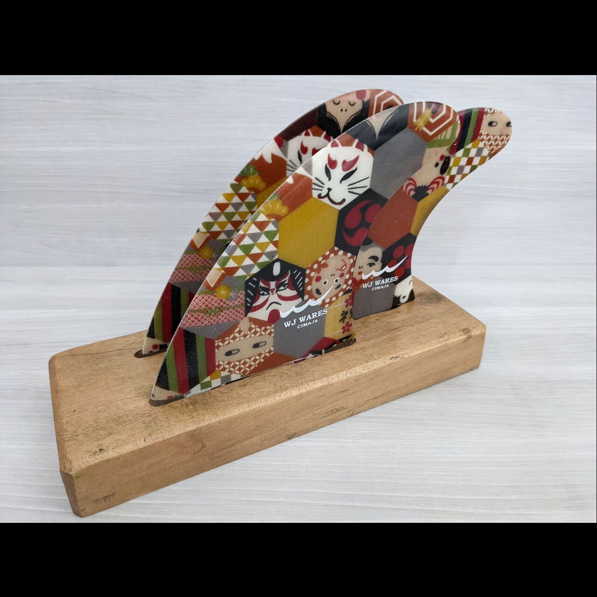 FCS トライフィン Mサイズ キモノフィン FCS トライフィン Mサイズ キモノフィン 鱗文様 | WJ WARES