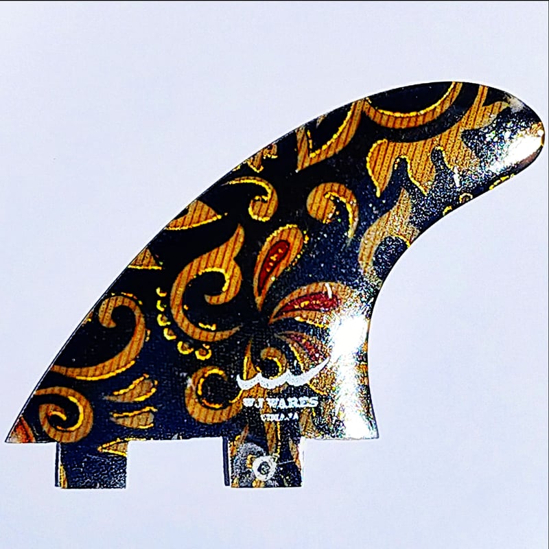 FCS トライフィン Mサイズ バティックフィン ハイビスカス FCS トライフィン Mサイズ バティックフィン ハイビスカス | WJ