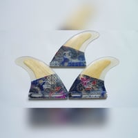 FCS トライフィン Mサイズ バティックフィン ハイビスカス | WJ WARES