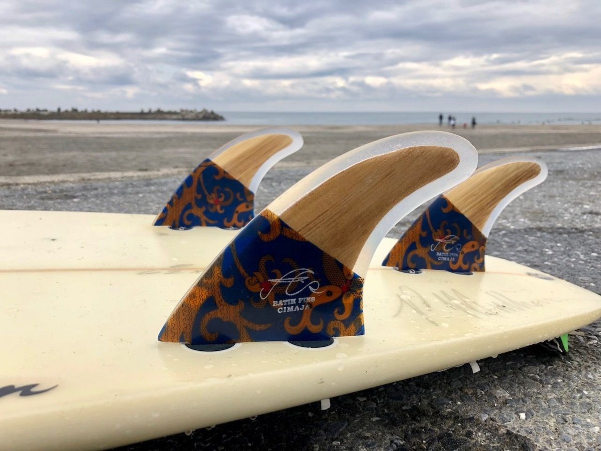 希少 FCS YU バンブーフィン 売れ筋 トライフィン FCS TRI FIN SET