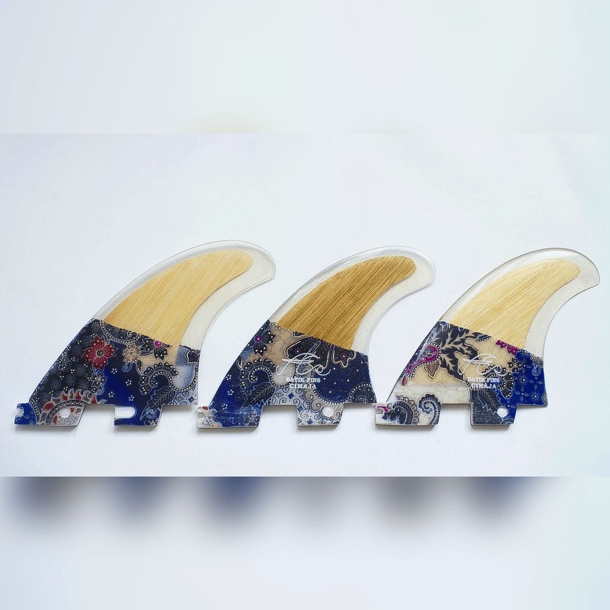 希少 FCS YU バンブーフィン 売れ筋 トライフィン FCS TRI FIN SET