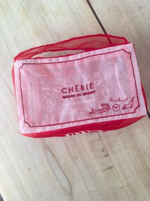 CHÉRIE/BT 【赤】ビスキュイ缶ポーチ1枚 | CHERIE
