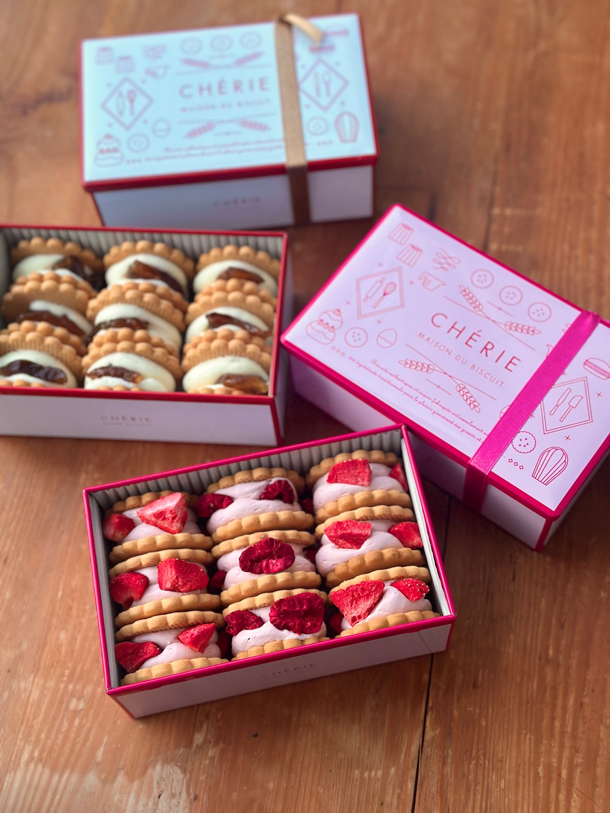 2缶/いちご＋塩キャラメルマロン | CHERIE