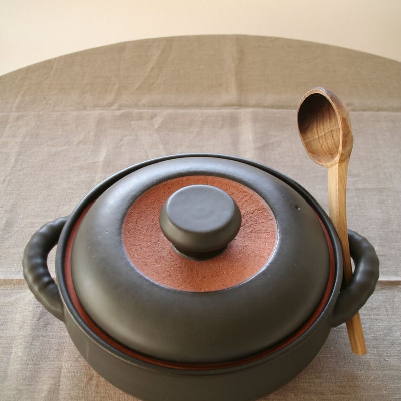 土鍋F・黒 / 廣川純 | モノスタイル . shop